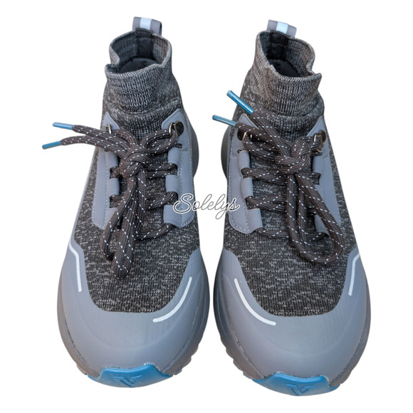 Vessi Stormburst High Womens 6 Peak Black Waterproof DymaTex Knit Sneaker Boot - Picture 2 of 13